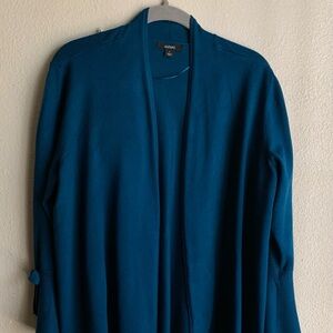 Giorgio Armani Blue Cardigan Sweater Classic Knit